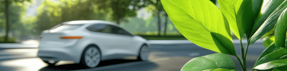Illustration d'une voiture électrique professionnelle